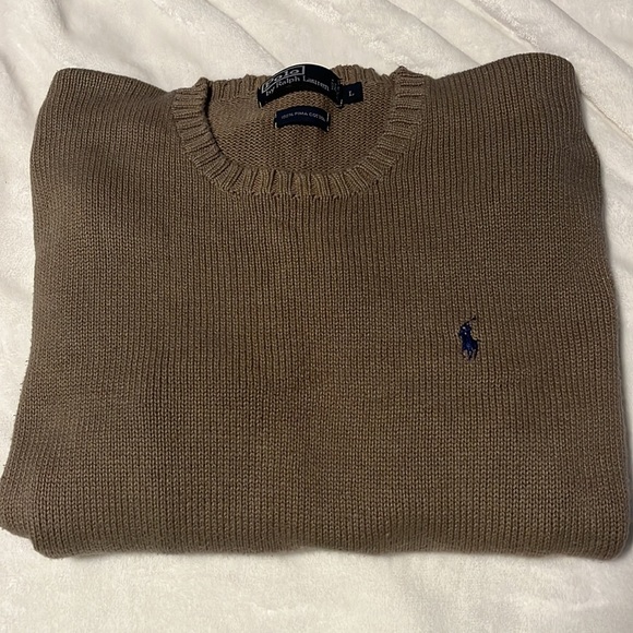 Polo Ralph Lauren Sweaters - POLO Ralph Lauren Olive Crewneck Sweater